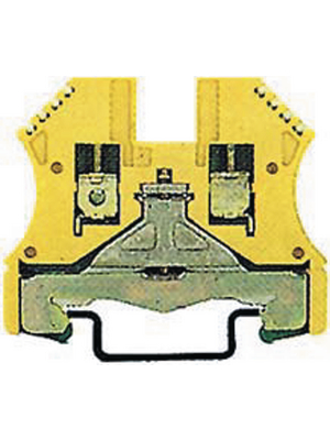 Weidmller - WPE2.5 - Terminal block yellow/green 0.5...2.5 mm2, 1010000000, WPE2.5, Weidmller