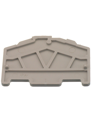 Weidmller - ZAP/TW7 - End plate N/A beige, 1706110000, ZAP/TW7, Weidmller