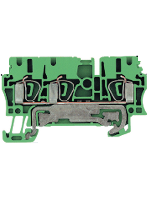 Weidmller - ZPE2.5-3AN - Terminal block yellow/green 0.13...2.5 mm2, 1608650000, ZPE2.5-3AN, Weidmller