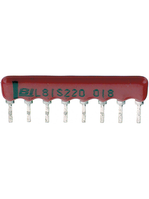 BI Technologies - L081S102LF - Resistor network SIL 1 kOhm    2 %, L081S102LF, BI Technologies