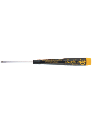 Wiha - 278ESD T3 X 40 - Screwdriver ESD TORX? T3, 278ESD T3 X 40, Wiha
