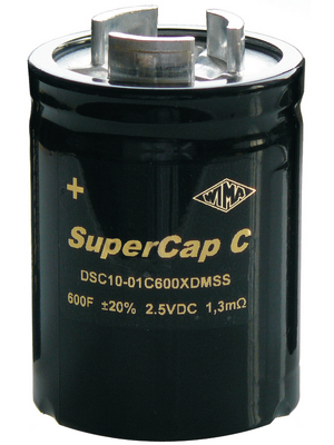Wima - SCSCA1B120ZB00MV00 - SUPERCAP 1200 F 2.5 VDC, SCSCA1B120ZB00MV00, Wima