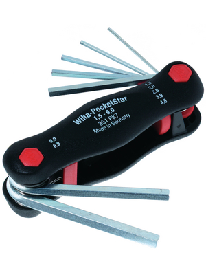 Wiha - 351 PK7 SB - Allen key set, 351 PK7 SB, Wiha