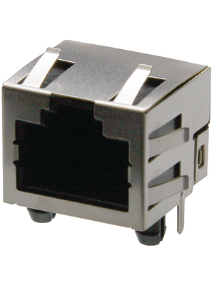 Wrth Elektronik - 615008140621 - Modular jack horizontal 8 THD shielded tab up THD, 615008140621, Wrth Elektronik