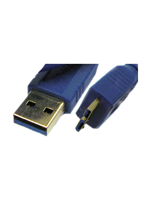 Wrth Elektronik - 692904100000 - USB 3.0 cable assembly A plug-micro B plug 1.00 m, 692904100000, Wrth Elektronik