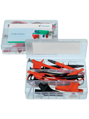 Schtzinger - KIT 7096 / AUTOMOTIVE I - Safety Test Lead Set ? 4 mm red + black, KIT 7096 / AUTOMOTIVE I, Schtzinger