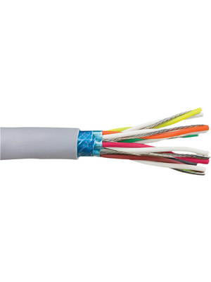 Alpha Wire - 78232 SL005 - Control cable 2 x 2 x 0.38 mm2 shielded Stranded tin-plated copper wire grey, 78232 SL005, Alpha Wire