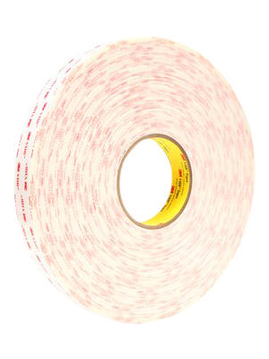 3M - 4952P 19MMX33M - Double-sided adhesive tape, 19mmx33m white 19 mmx33 m PU=Reel, 4952P 19MMX33M, 3M