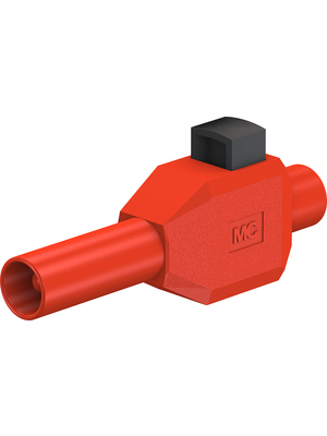 Staeubli Electrical Connectors - SKLS4 RED - Safety plug ? 4 mm red CAT II N/A, SKLS4 RED, St?ubli Electrical Connectors