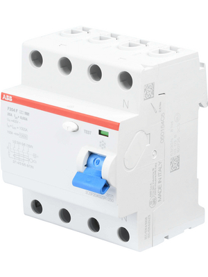 ABB - F204 F-25/0,03 - RCD circuit breaker 25 A 30 mA 3 + N, F204 F-25/0,03, ABB