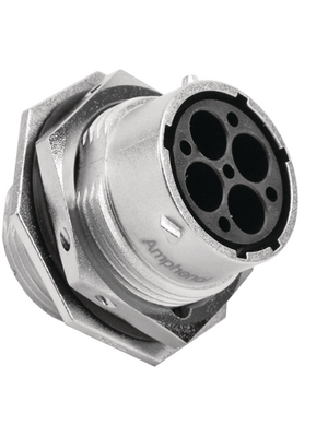 Amphenol - RT0716-4SNH - Jam nut receptacle RT360 Poles=4 N/A Female Housing size16, RT0716-4SNH, Amphenol