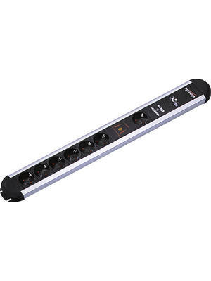 Bachmann - 333.071 - Outlet strip, Master-Slave, 7xF (CEE 7/3), 1.75 m, F (CEE 7/4), 333.071, Bachmann