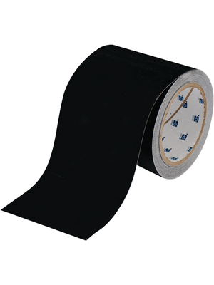 Brady - 104370 - Floor marking tape black 101.6 mmx30 m PU=Reel of 30 meter, 104370, Brady