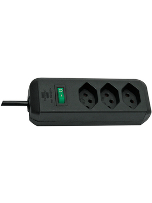 Brennenstuhl - 1158622 - Outlet strip, 1 Switch, 3xType 13, 2 m, Type 12, 1158622, Brennenstuhl