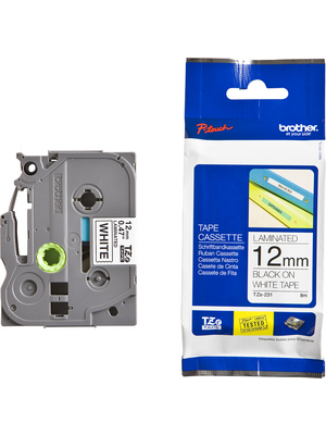 Brother - TZE-S131 - Label tape 12 mm black on transparent, TZE-S131, Brother