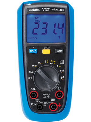 Chauvin Arnoux - MTX203-Z - Multimeter digital TRMS AC 6000 digits 750 VAC 1000 VDC 10 A, MTX203-Z, Chauvin Arnoux