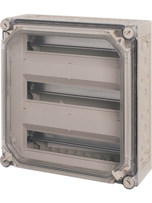 Eaton - AE/I44E/T - MCB enclosure pebble grey RAL 7032 Polycarbonate IP 65 N/A, AE/I44E/T, Eaton