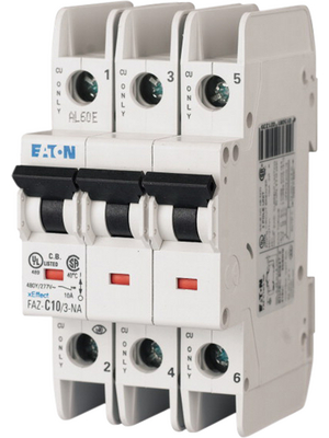 Eaton - FAZ-B20/3-NA - Circuit Breaker 20 A 3, Circuit tripping B, FAZ-B20/3-NA, Eaton