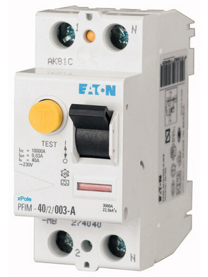 Eaton - PFIM-16/2/003-A-MW - RCD circuit breaker, PFIM-16/2/003-A-MW, Eaton