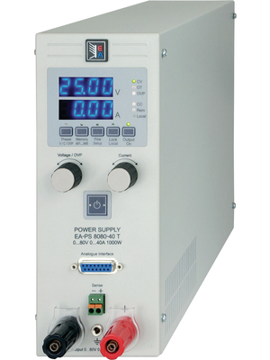 Elektro-Automatik - EA-PSI 8080-40 T - Laboratory Power Supply 1 Ch. 0...80 VDC 40 A, Programmable, EA-PSI 8080-40 T, Elektro-Automatik