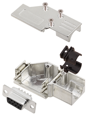 Encitech Connectors - DCMR-FK-09-DMS-K - D-Sub socket kit 9P, DCMR-FK-09-DMS-K, Encitech Connectors
