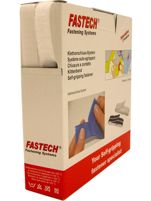 Fastech - B16-STD000010 - Hook-and-loop fastener white 16 mmx10.0 m PU=Reel of 10 meter, B16-STD000010, Fastech