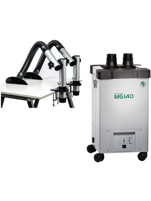 Weller Filtration - MG140 KIT - Solder fume extractor 100 W F (CEE 7/4), MG140 KIT, Weller Filtration