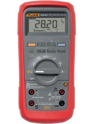 Fluke - FLUKE 28 IIEX - Multimeter digital FLUKE 28 IIEX TRMS AC 19999 digits 1000 VAC 1000 VDC 10 ADC, FLUKE 28 IIEX, Fluke
