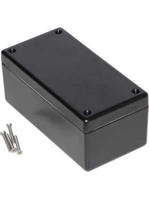 Hammond - 1594DWBK - Plastic enclosure 66 x 131 x 43 mm black ABS IP 65 N/A, 1594DWBK, Hammond