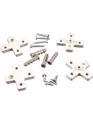 Hammond - MF0040 - Mounting feet, grey, Polycarbonate, MF0040, Hammond