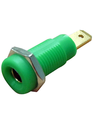 K & H - KPG-4A GREEN_N - Laboratory socket ? 4 mm green N/A, KPG-4A GREEN_N, K & H
