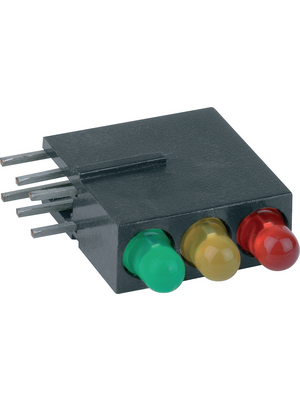 Mentor - 1882.2781 - PCB LED 3 mm round red/yellow/green standard, 1882.2781, Mentor