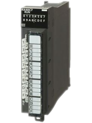 Mitsubishi Electric - RX40C7 - I/O Module Input Module, 16 DI, RX40C7, Mitsubishi Electric