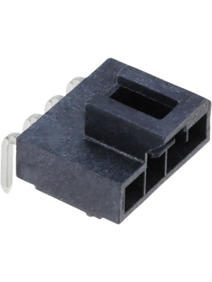 Molex - 105313-1204 - PCB pin header Pitch2.5 mm Poles 1 x 4 90° / with polarization / with shroud Nano-Fit?, 105313-1204, Molex