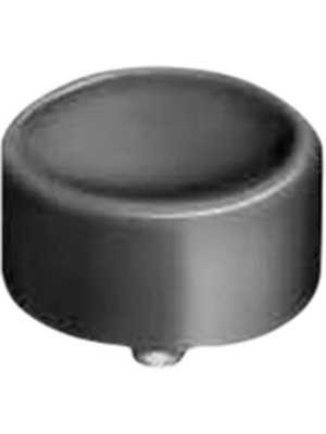 NKK - AT412A - Cap, round, black, 19 x 19 x 11.7 mm, AT412A, NKK