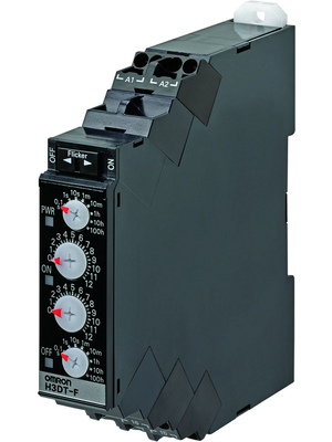 Omron Industrial Automation - H3DT-F AC/DC24-240 - Solid-state Timer Flicker Off Start, Flicker On Start, H3DT-F AC/DC24-240, Omron Industrial Automation