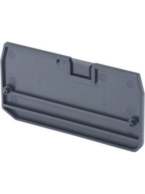 Omron Industrial Automation - XW5E-P4.0-1.1-1 - End cover N/A 56.1 x 2.2 x 29.4 mm dark grey XW5E, XW5E-P4.0-1.1-1, Omron Industrial Automation