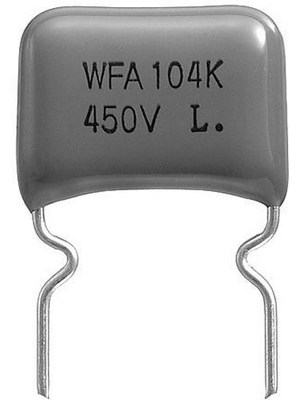 Panasonic Automotive & Industrial Systems - ECWF2104JAQ - Capacitor, radial 100 nF 5% 250 VDC, ECWF2104JAQ, Panasonic Automotive & Industrial Systems