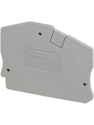 Phoenix Contact - D-STS 6 - End plate, grey, D-STS 6, Phoenix Contact