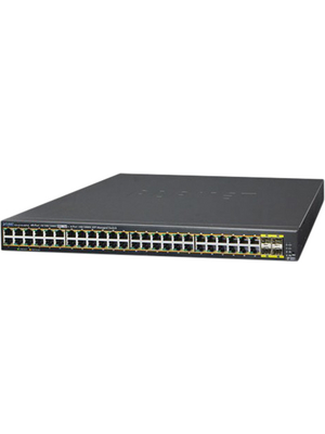 Planet - GS-4210-48P4S - Network Switch 48x 10/100/1000 4x SFP, GS-4210-48P4S, Planet