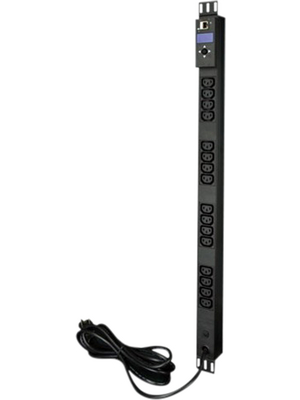 Planet - IPM-16120 - Power Distribution Unit, LCD Display / Remote Control / Alarm, 16xC13, 3 m, EU, IPM-16120, Planet