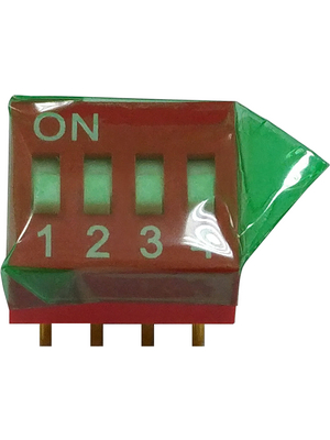 RND Components - RND 210-00164 - DIP switch 4P, RND 210-00164, RND Components