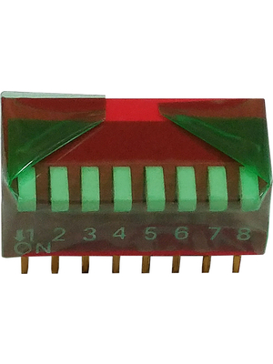RND Components - RND 210-00174 - DIP switch 8P, RND 210-00174, RND Components
