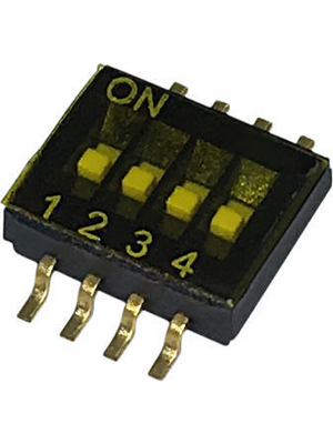 RND Components - RND 210-00184 - DIP switch 4P, RND 210-00184, RND Components