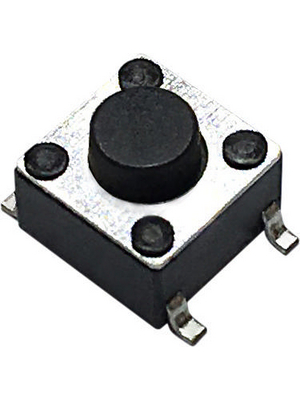 RND Components - RND 210-00204 - PCB Tactile Switch  PCB 12 VDC 50 mA SMT, RND 210-00204, RND Components