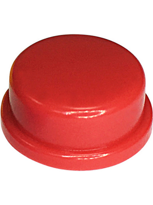 RND Components - RND 210-00234 - Cap red round 10x5.7 mm, RND 210-00234, RND Components