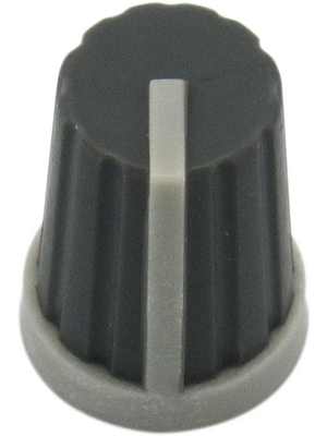 RND Components - RND 210-00320 - Push-on Knob, black, T18 shaft, RND 210-00320, RND Components