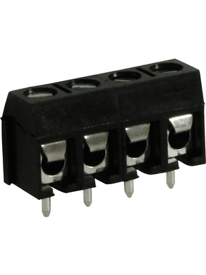 RND Connect - RND 205-00014 - PCB Terminal Block Pitch 5 mm 4P., RND 205-00014, RND Connect