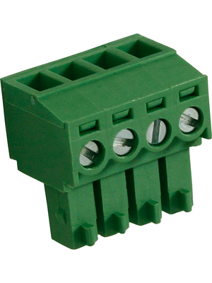 RND Connect - RND 205-00124 - Female Connector Screw terminal Screw Connection 4P, RND 205-00124, RND Connect