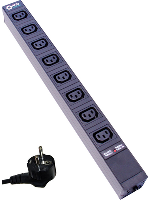 RND Connect - RND 465-00224 - PDU, 8xC13, 3 m, F (CEE 7/4) / Protective contact, RND 465-00224, RND Connect